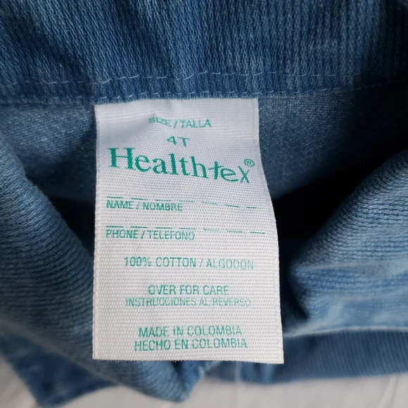 HEALTHTEX New NWOT Boys Button Shirt Ribbed Cotton Long Sleeves 4T - Picture 11 of 17